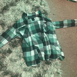 Vans flannel size x-large youth